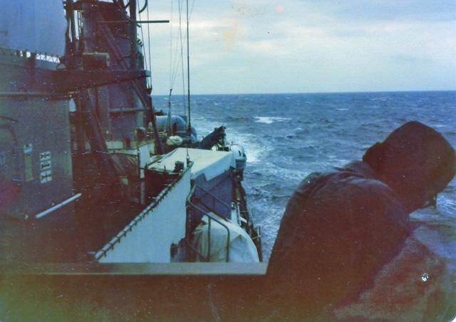 Mullinnix refueling in North Atlantic - 1976
