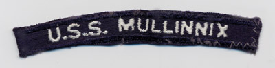 Mullinnix Dress Blues Shoulder Patch
