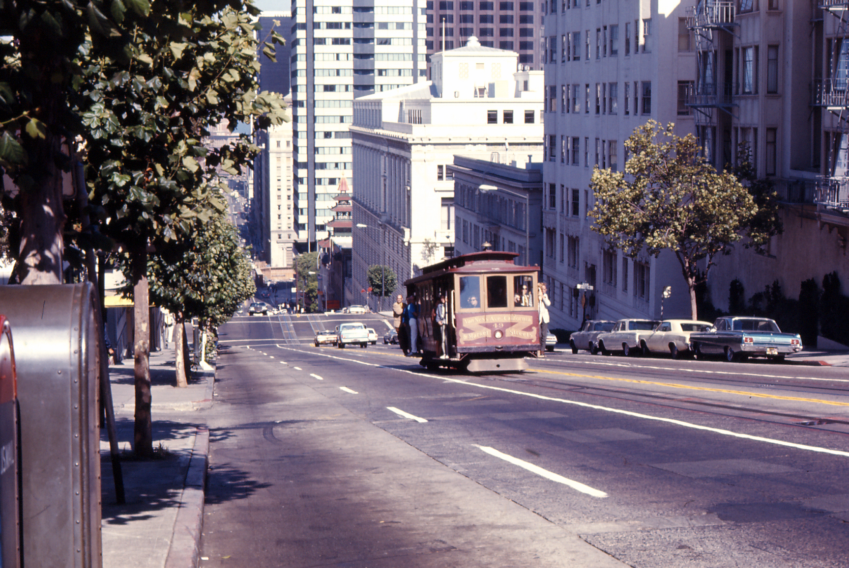 California Street - San Francisco - 1969. 